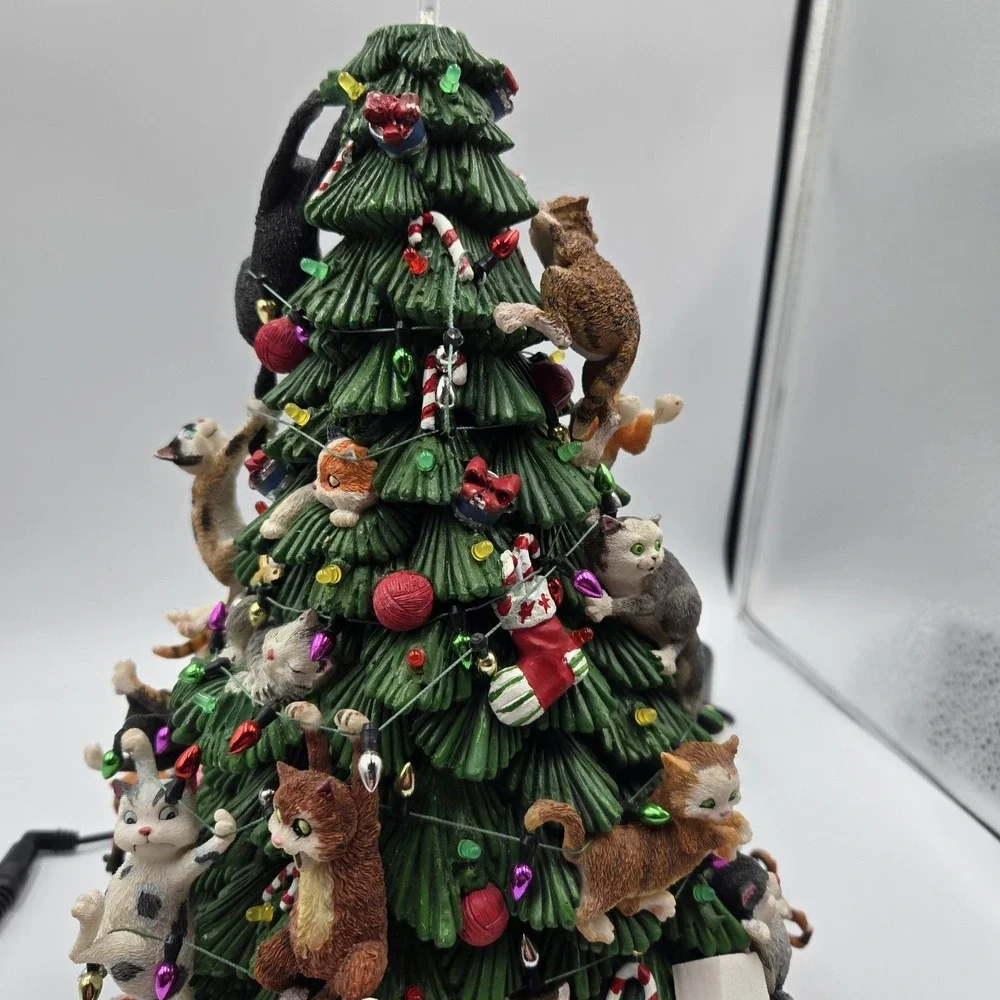 COMICAL CATS Christmas Tree Danbury Mint 12